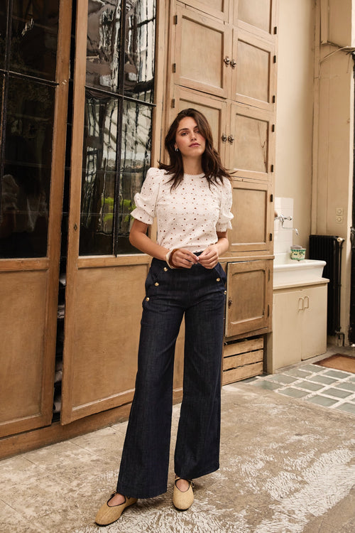 Pantalon Malo denim foncé