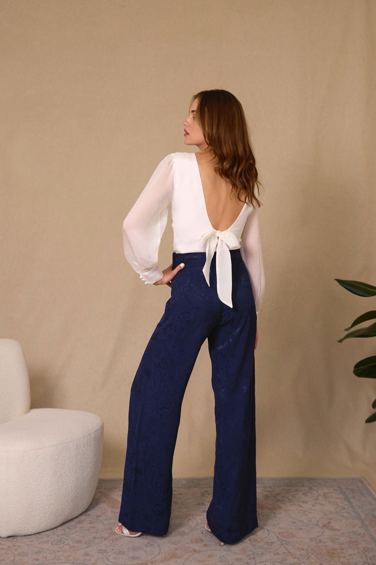 Navy blue Augusta pants