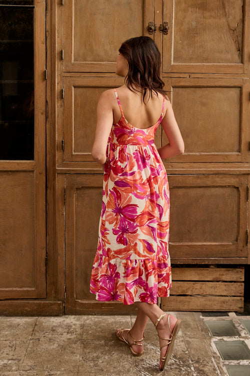 Robe Tahiti fleurie